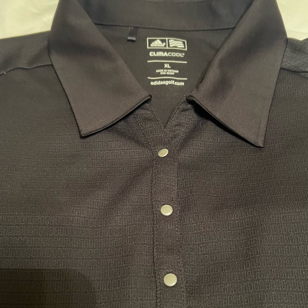 Women’s Adidas Black Golf Sleeveless Polo Shirt in size xl. - Picture 2 of 5